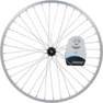BTWIN - Kids' Bike Wheel 24 Front Single Wall Rim, Grey