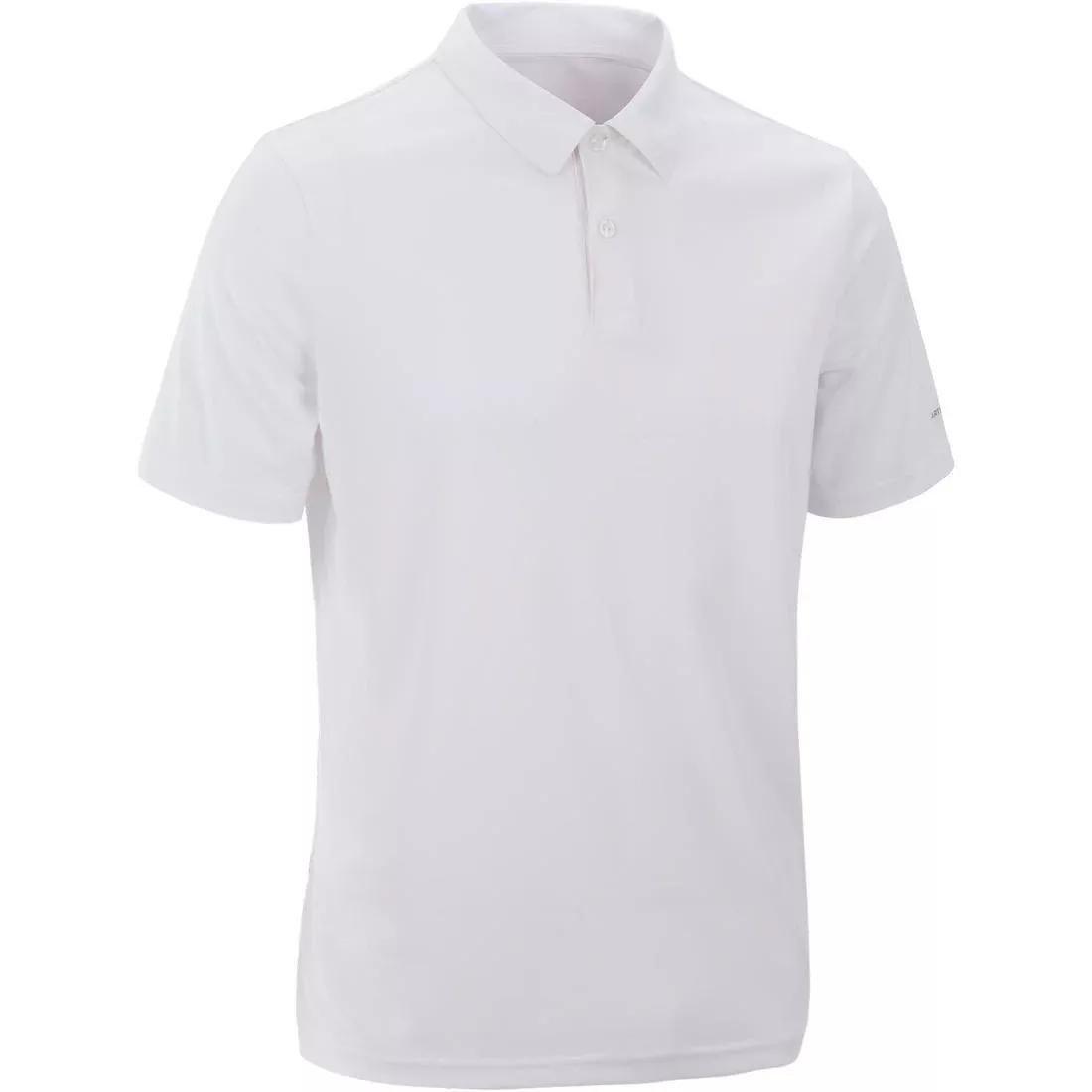 Dry 100 Tennis Polo Shirt-White, No Color, medium