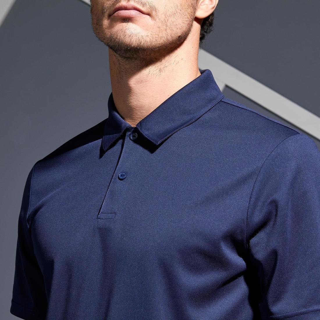 ARTENGO - Dry 100 Tennis Polo Shirt, Navy