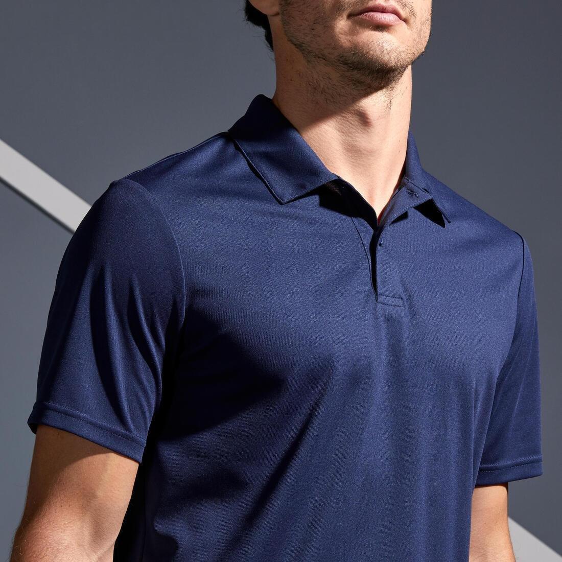 ARTENGO - Dry 100 Tennis Polo Shirt, Navy