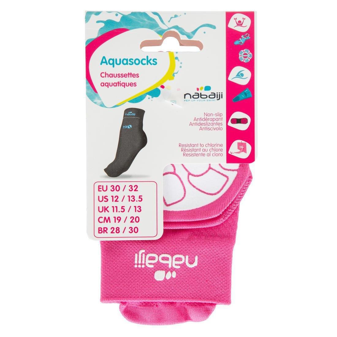 Adult Aquasocks Swimming Socks, Pink, No Color, large image number 3