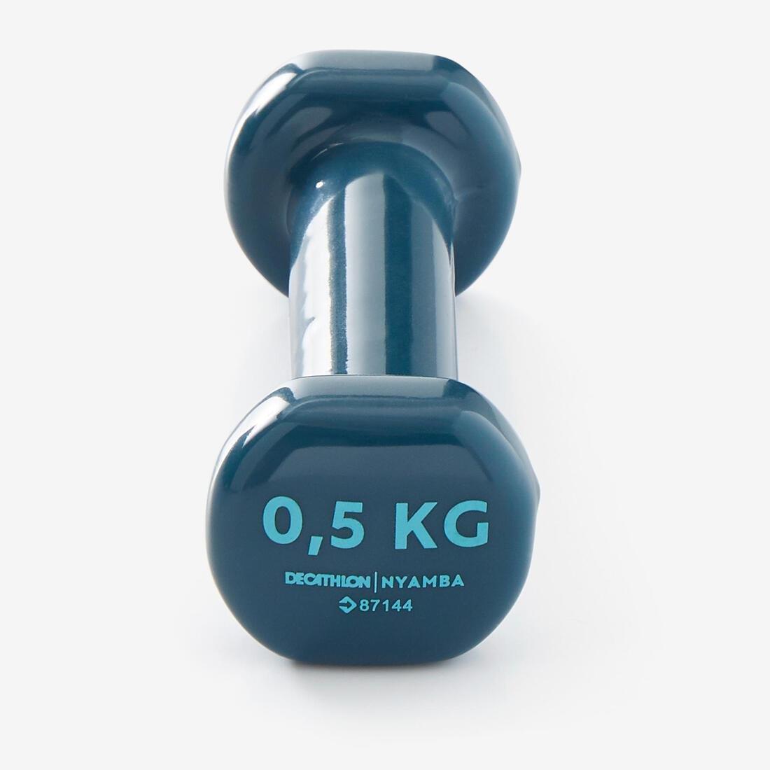 DOMYOS - Fitness Dumbbells Twin-Pack, Turquoise