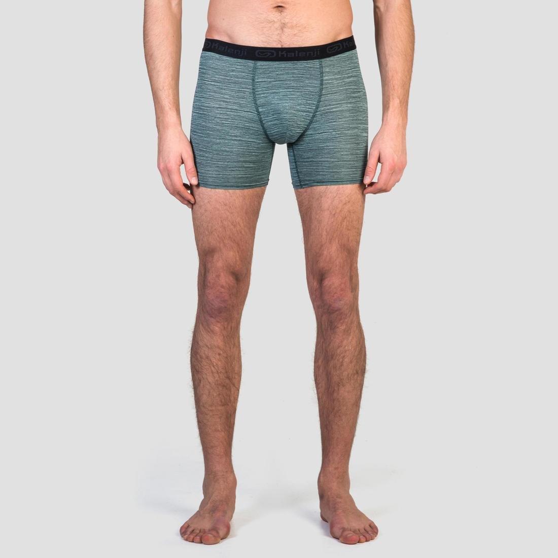 Mens BreathableRunning Boxers, Black, No Color, large image number 8
