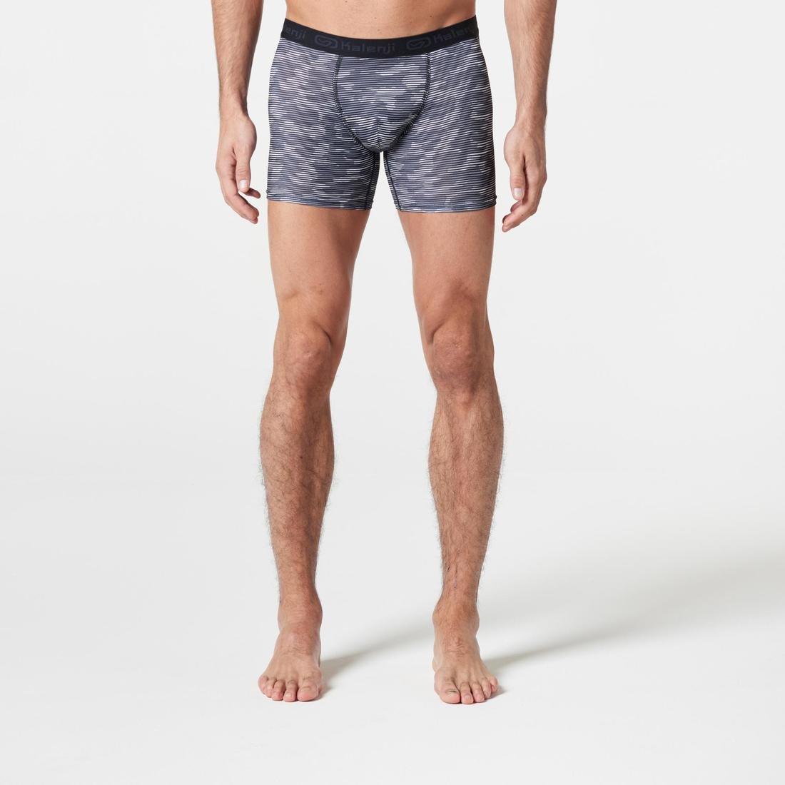 Mens BreathableRunning Boxers, Black, No Color, large image number 9