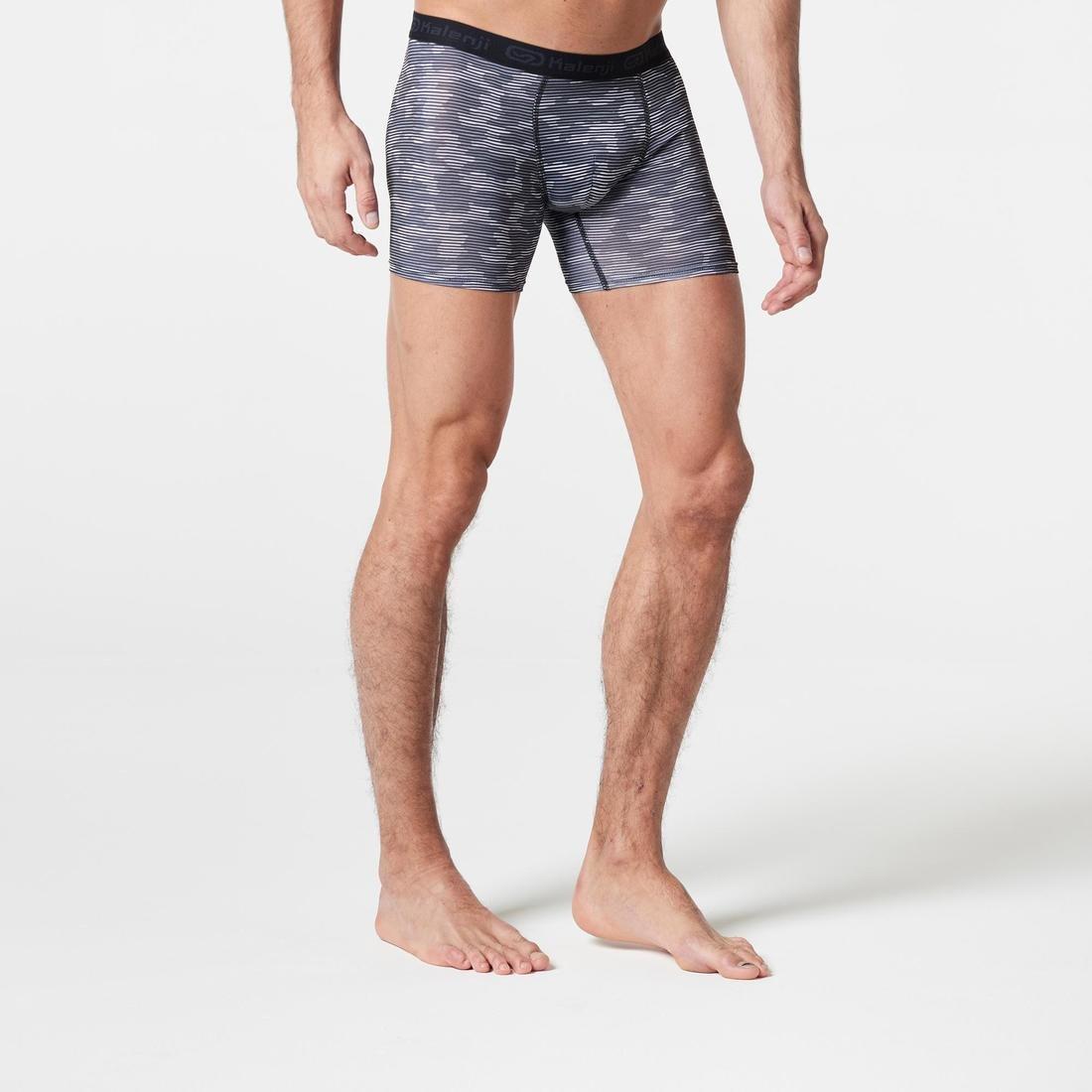 Mens BreathableRunning Boxers, Black, No Color, large image number 10