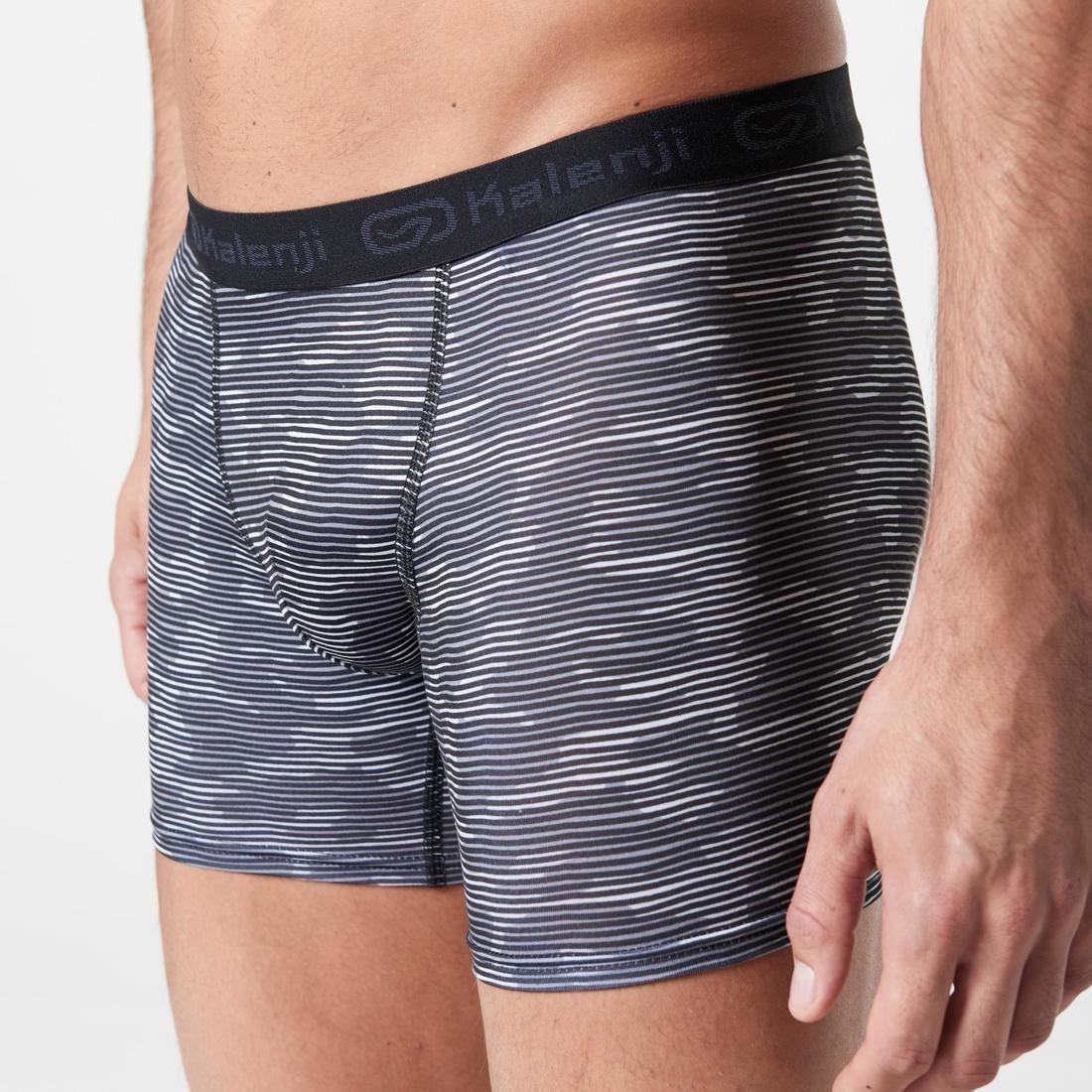 Mens BreathableRunning Boxers, Black, No Color, large image number 13