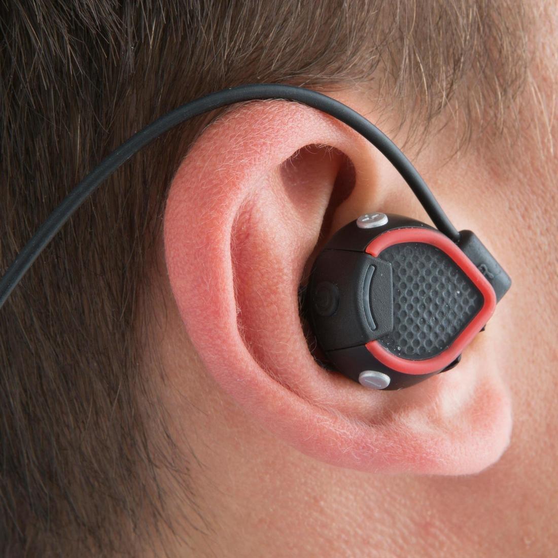 ONEar Bluetooth Wireless Sport Earphones - Black Red, Scarlet Red, No Color, large image number 6