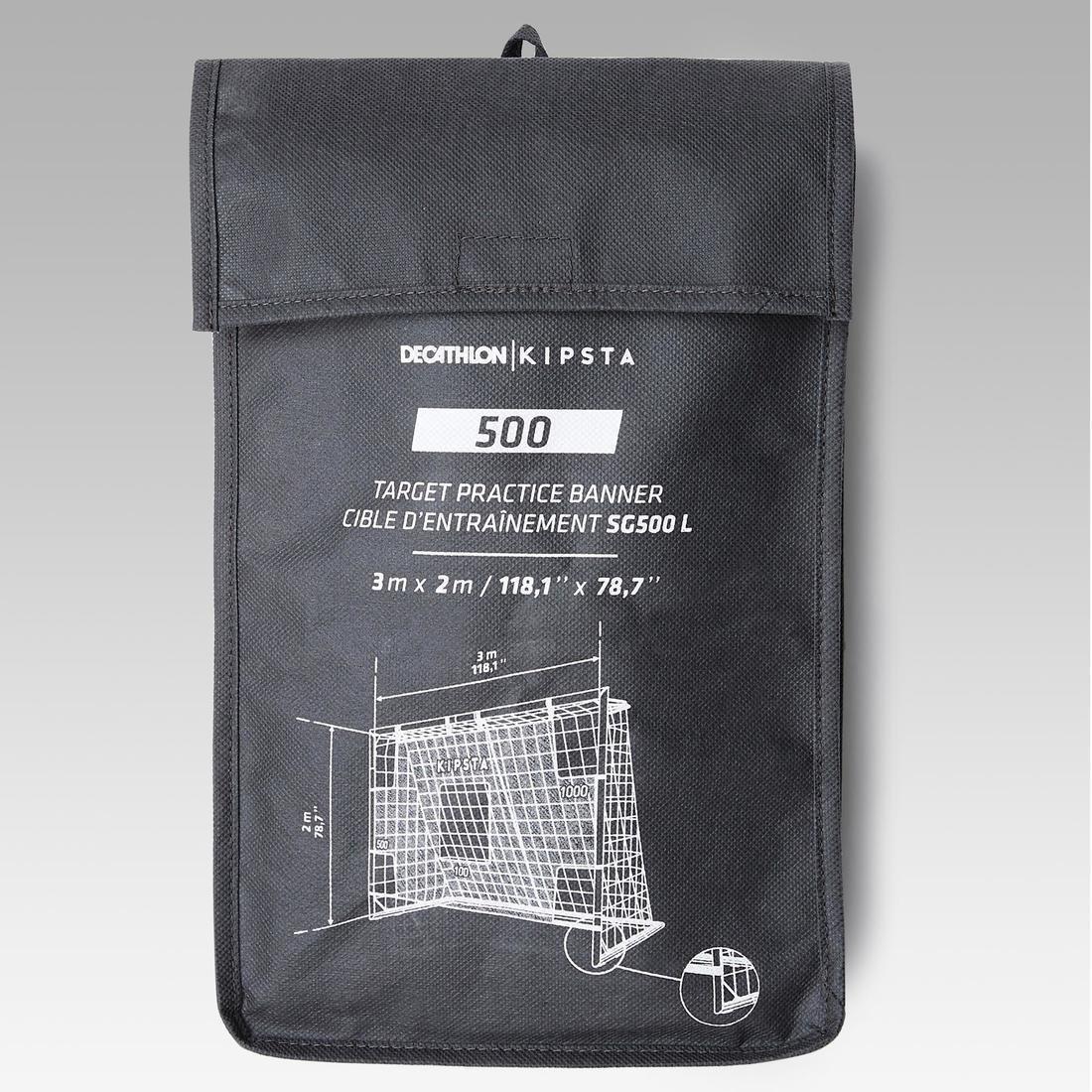 Football Target Practice Cover and Basic Goal, Black, No Color, large image number 2