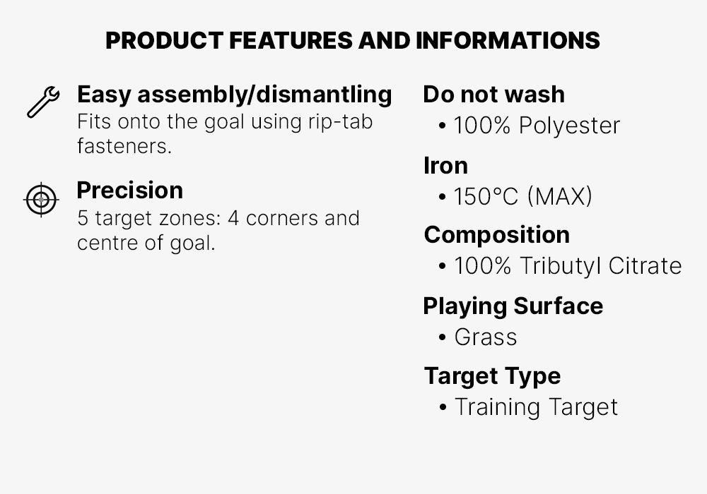 Football Target Practice Cover and Basic Goal, Black, No Color, medium