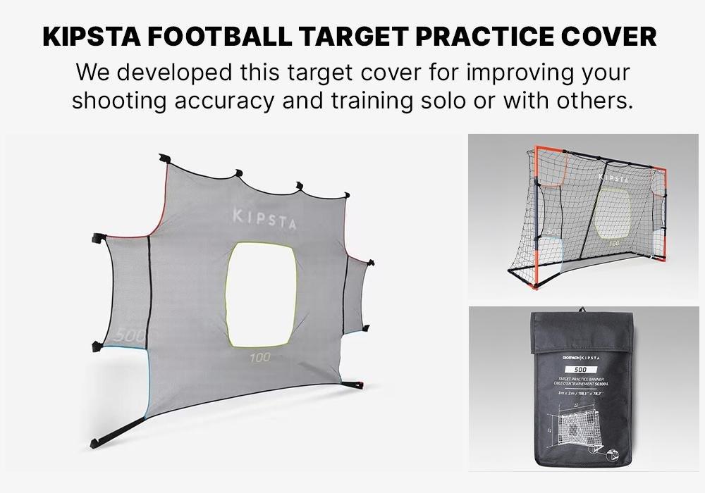 Football Target Practice Cover and Basic Goal, Black, No Color, large image number 4