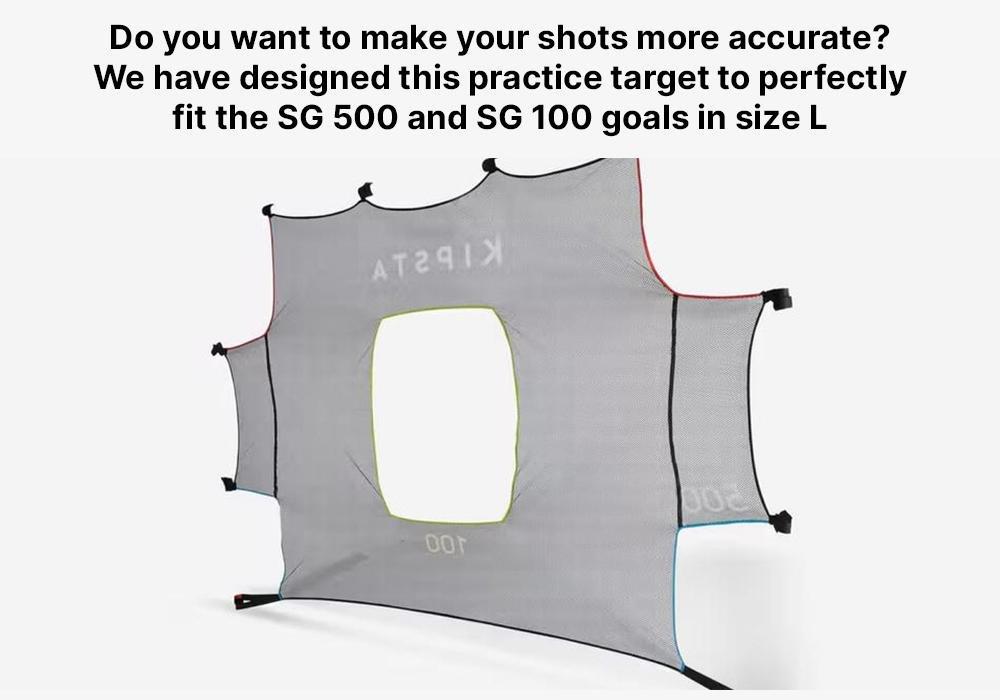 Football Target Practice Cover and Basic Goal, Black, No Color, medium