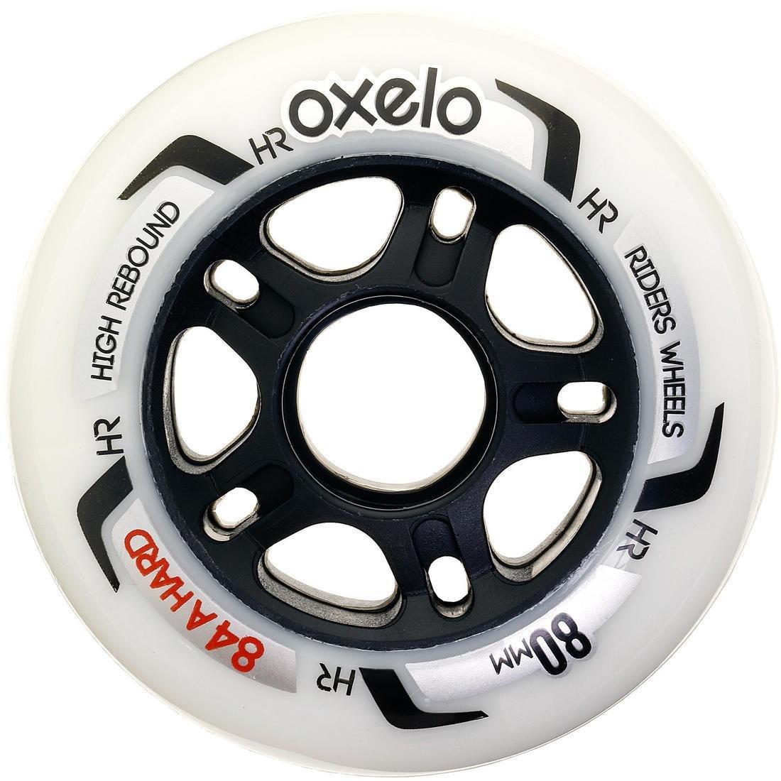 Fit Fitness Inline Skate 84A Wheels 4-Pack, Black, No Color, large image number 12