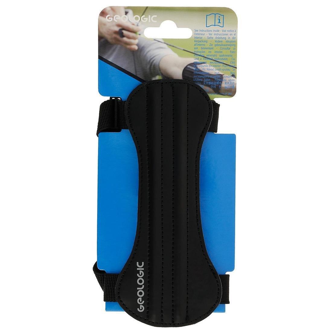 Short Archery Armguard Club 500, Black, No Color, large image number 3