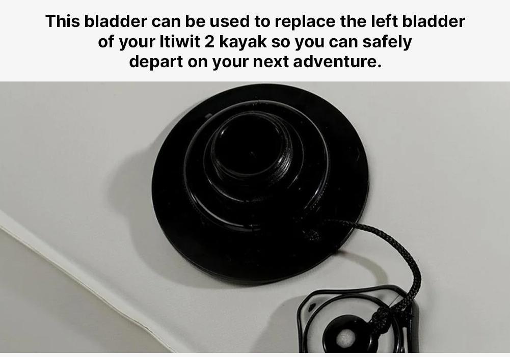 Itiwit 2 Kayak Left Bladder, No Color, large image number 6