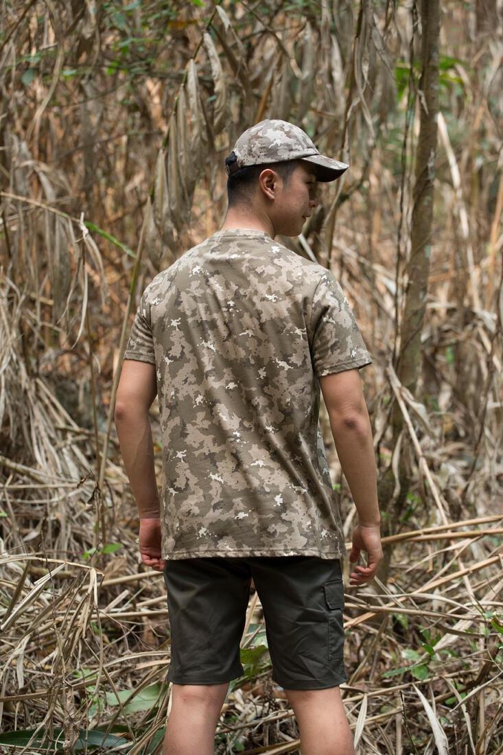 100 Short-Sleeve Hunting T-Shirt, brown, , large image number 2