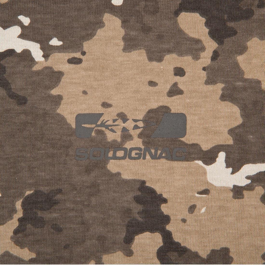 100 Short-Sleeve Hunting T-Shirt, brown, , large image number 8