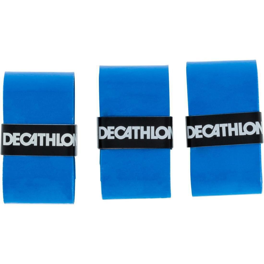 Absorbent Tennis Overgrip Tri-Pack, Blue, No Color, large image number 1