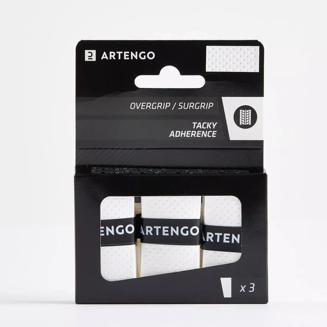 Tennis Tacky Overgrip Tri-Pack, White, No Color, large image number 3