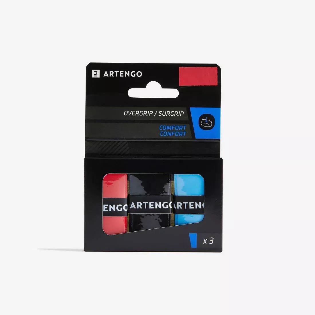 Tennis Comfort Overgrip Tri-Pack, White, No Color, large image number 6