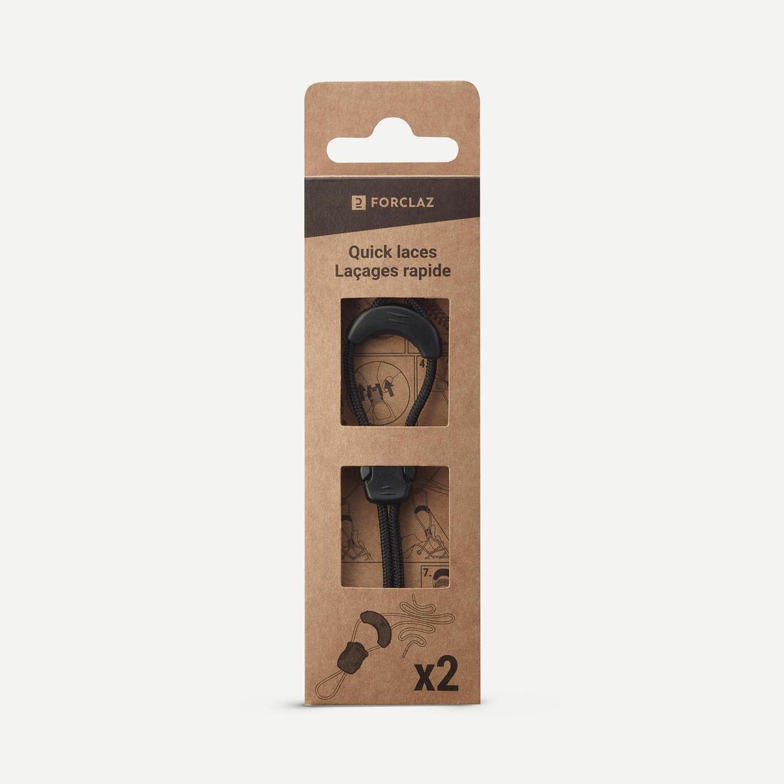 Quick Laces For Walking Boots, Black, No Color, medium