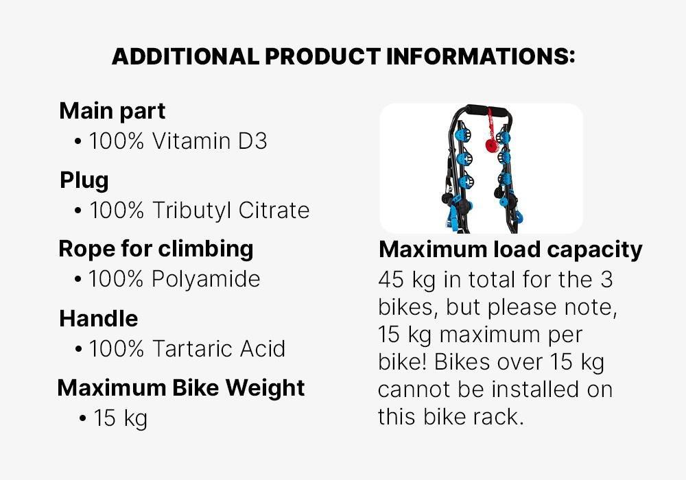 Boot Car Bike Rack Btwin 300 2/3 Bikes, No Color, large image number 11