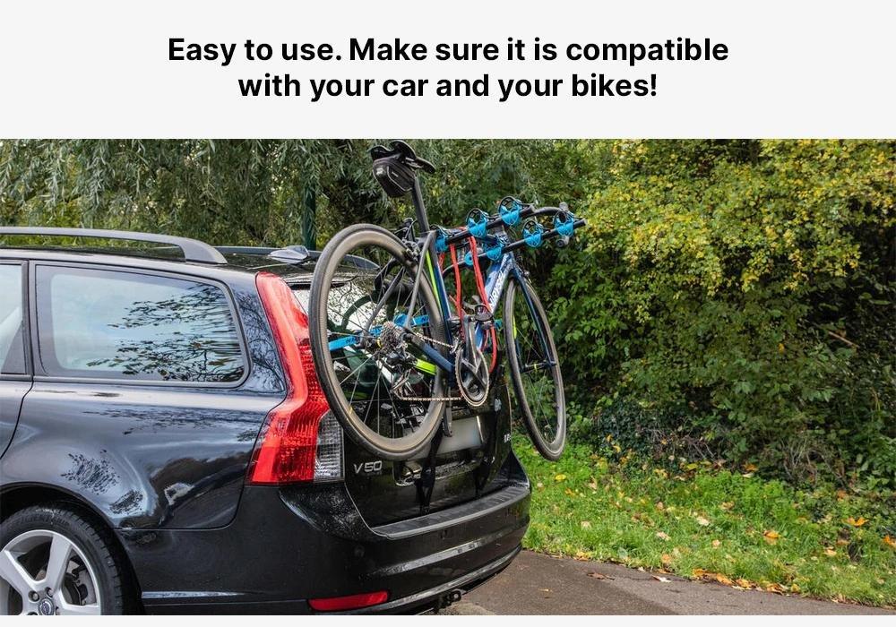 Boot Car Bike Rack Btwin 300 2/3 Bikes, No Color, medium