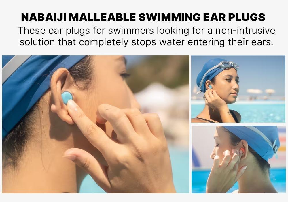 Malleable Thermoplastic Swimming Ear Plugs And Pink, No Color, large image number 12