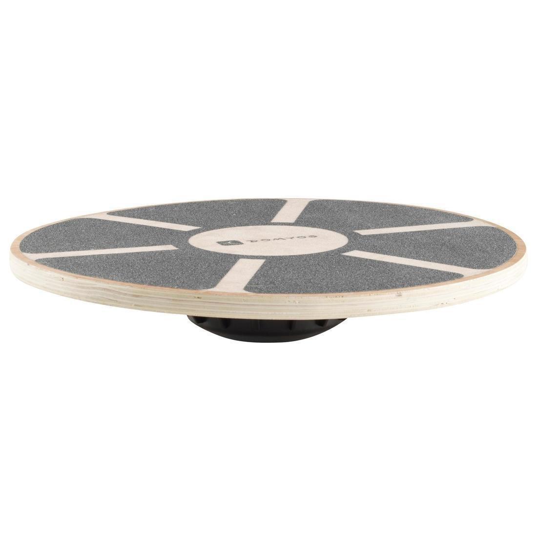 DOMYOS - Fitness Wooden Balance Board, Black