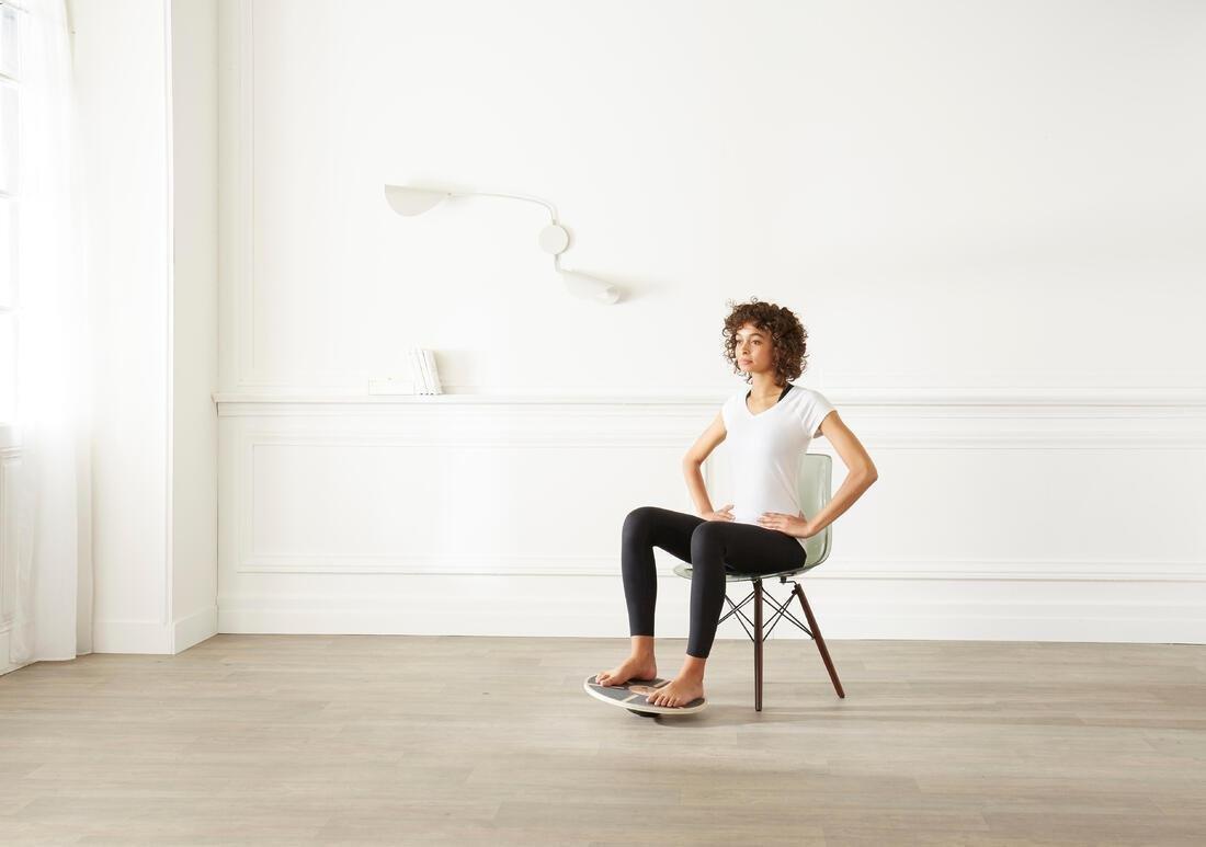 Fitness Wooden Balance Board, Black, No Color, large image number 6