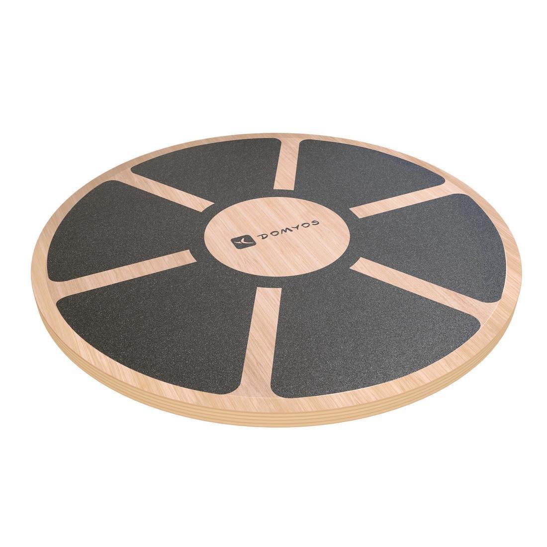 DOMYOS - Fitness Wooden Balance Board, Black