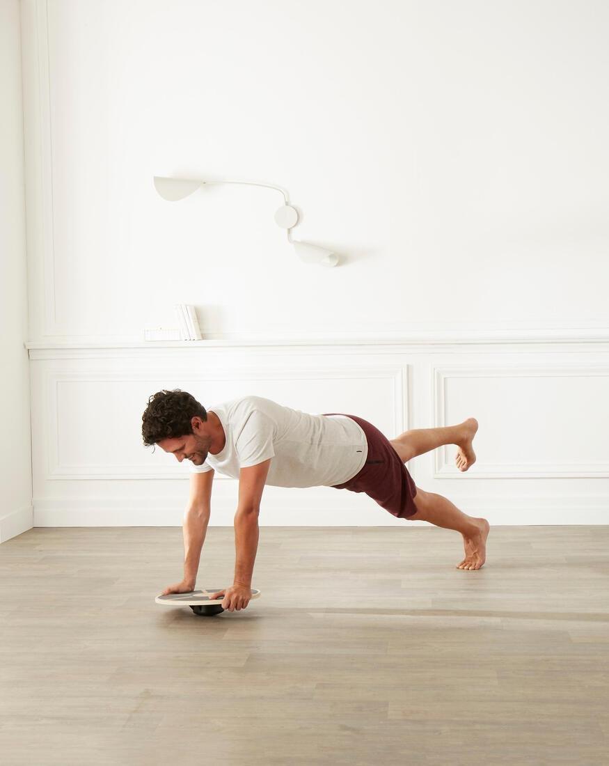 Fitness Wooden Balance Board, Black, No Color, large image number 10