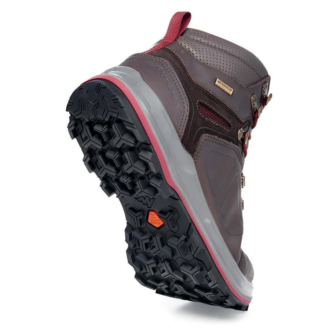 Women Mountain Trekking Shoes - Trek500, Brown, , large image number 8