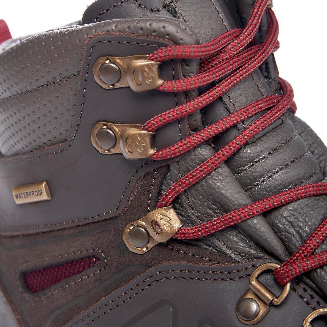 Women Mountain Trekking Shoes - Trek500, Brown, , large image number 10