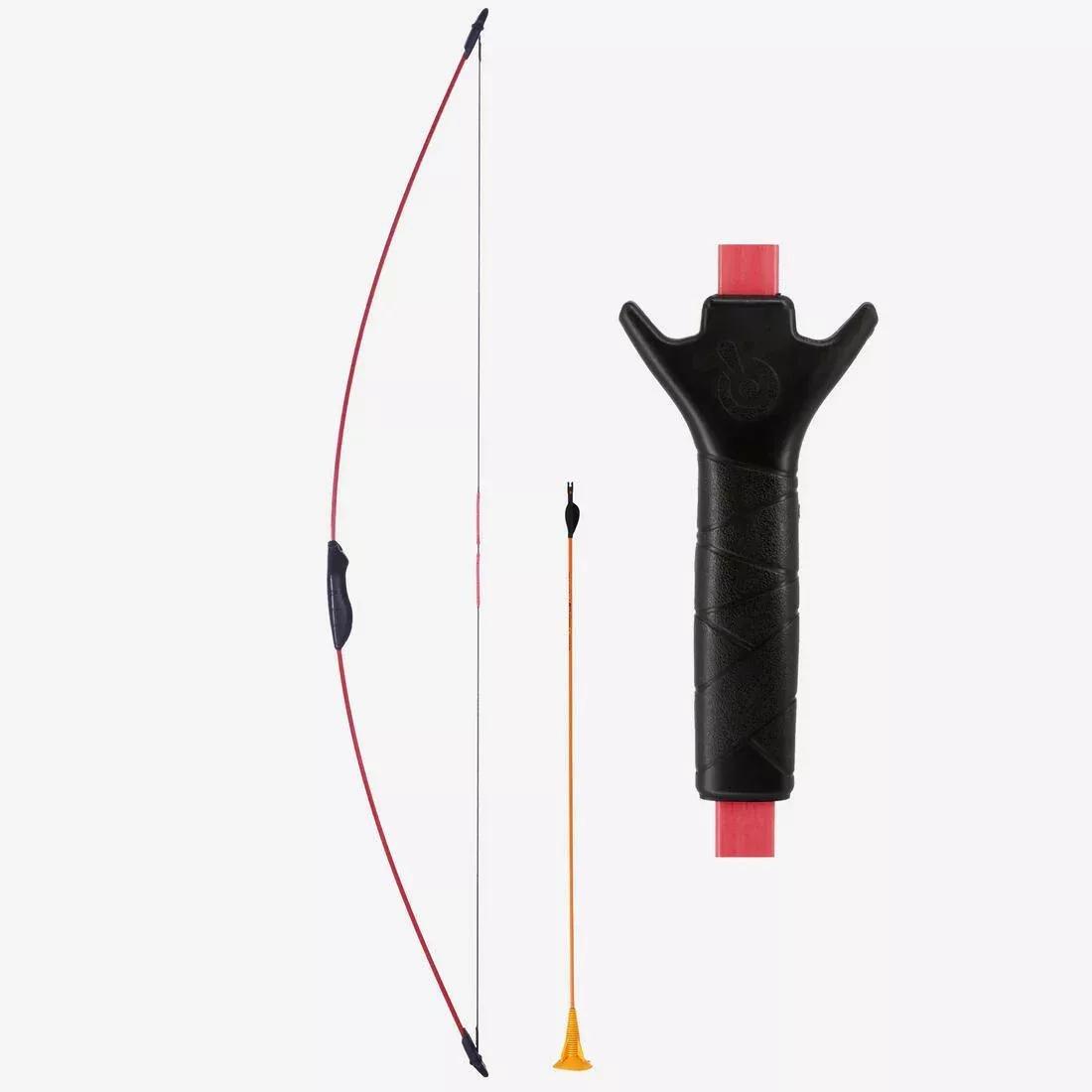 GEOLOGIC - Discovery Junior Kids Archery Bow, Scarlet Red