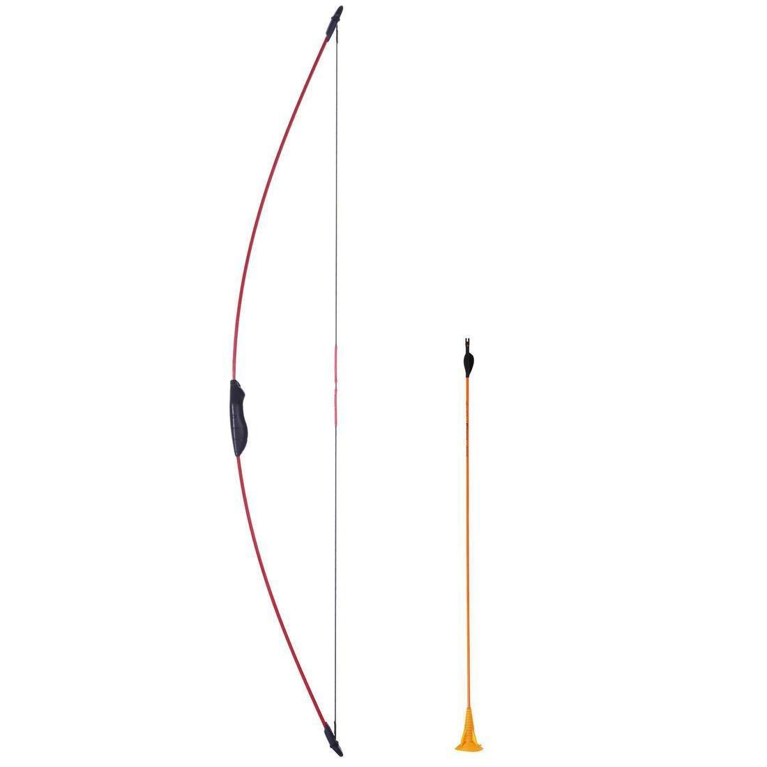 Discovery Junior Kids Archery Bow, Scarlet Red, No Color, large image number 1