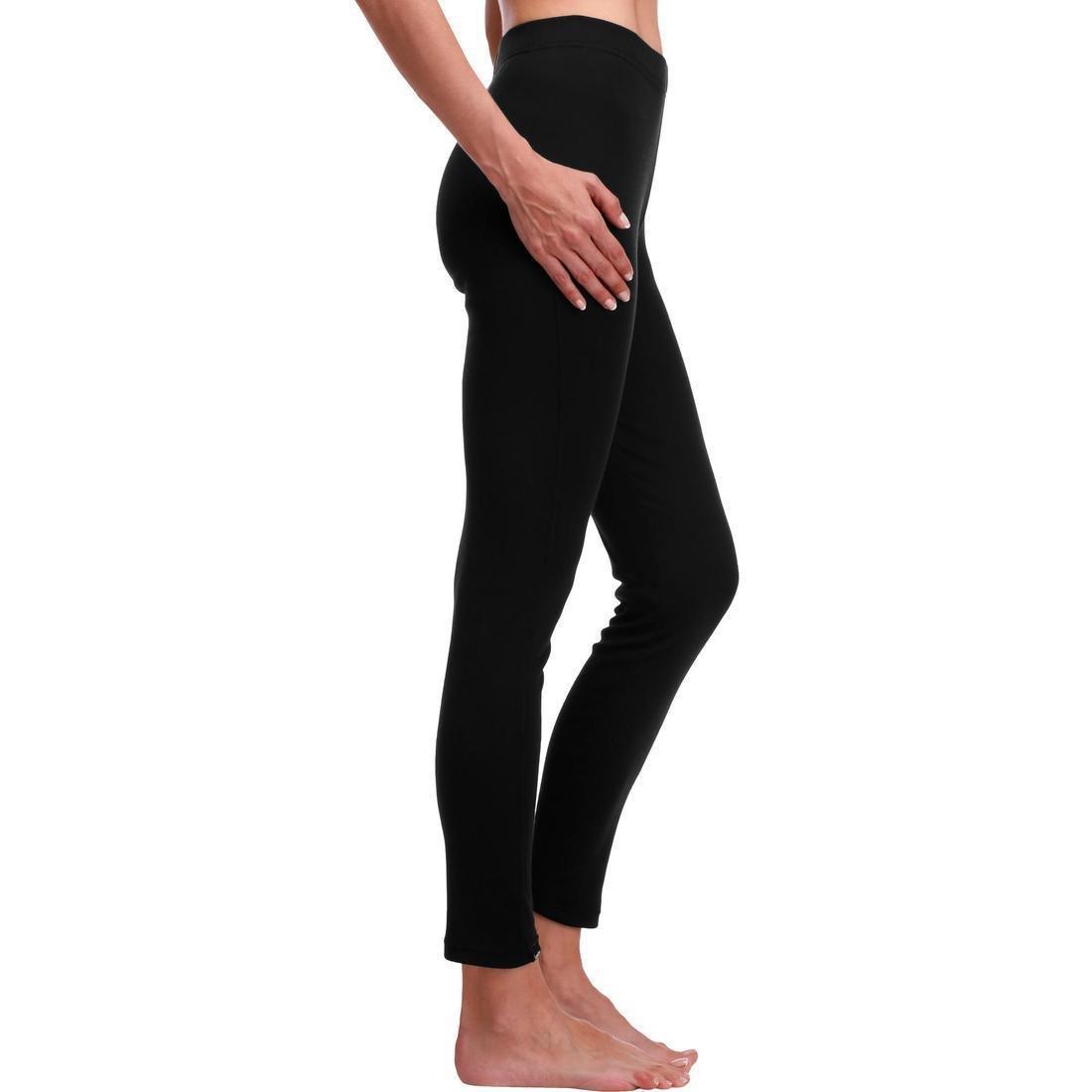 Women's Ski Base Layer Bottoms, Black, No Color, large image number 3