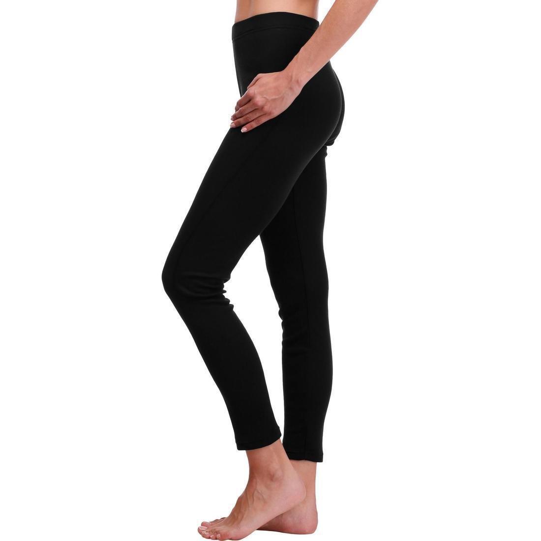 Women's Ski Base Layer Bottoms, Black, No Color, large image number 4