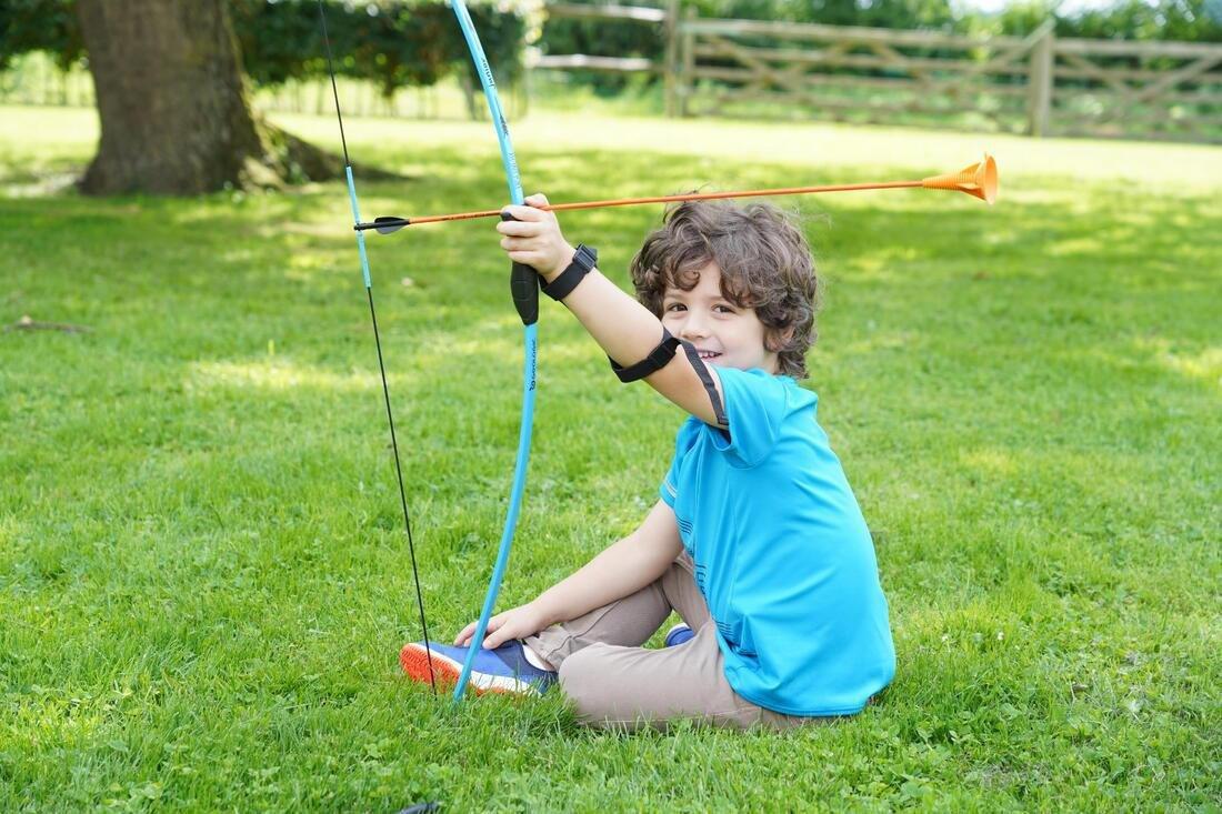 Discovery Junior Kids Archery Bow, Blue Azure, No Color, medium