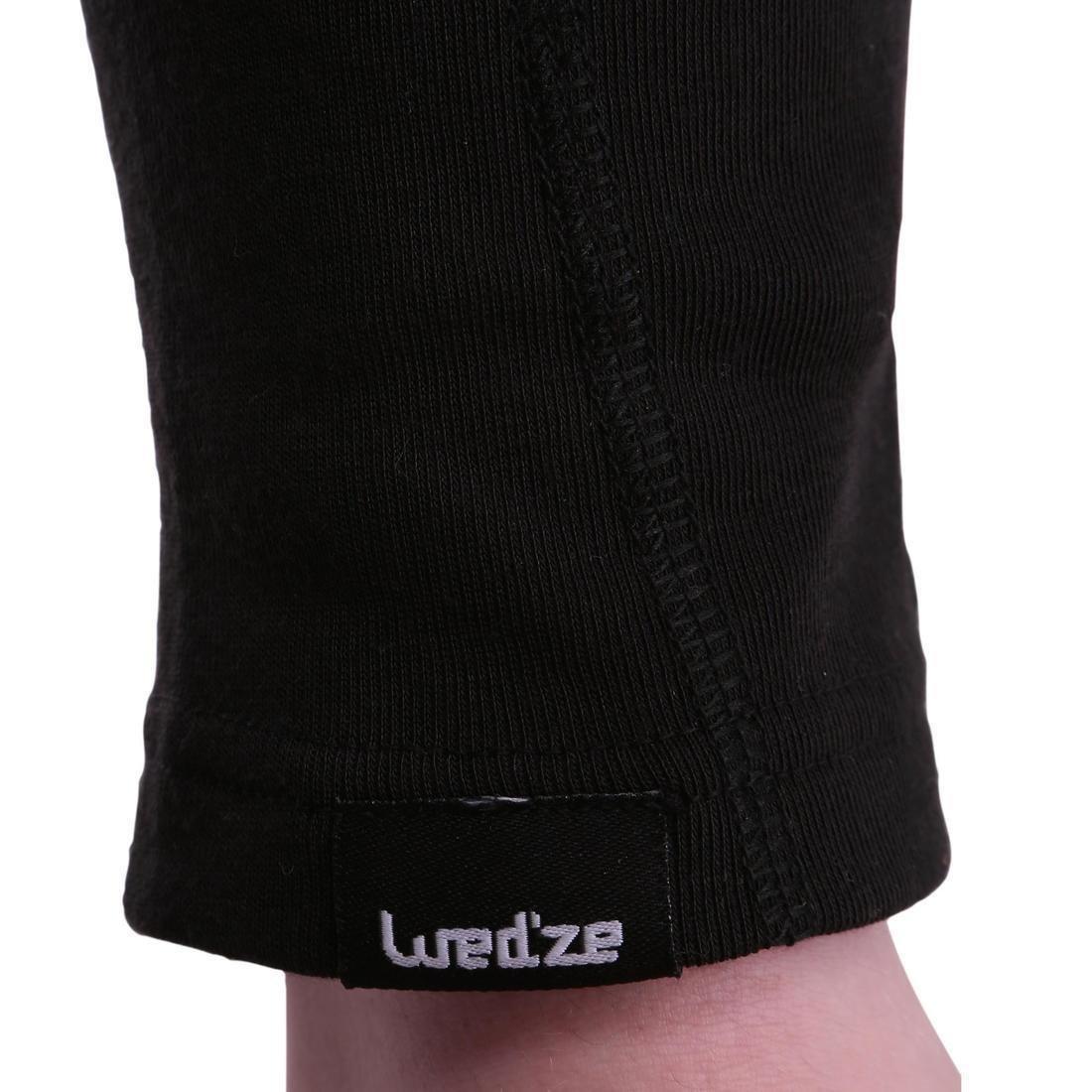 WEDZE - Kids Skiing Base Layer Bottoms, Black