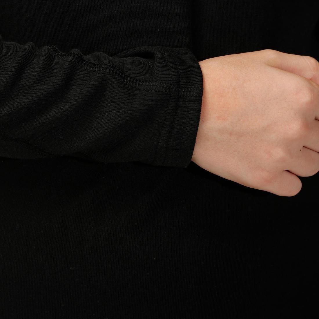 Simple Warm Childrens Ski Base Layer, Black, No Color, medium