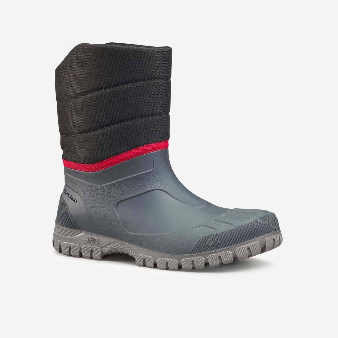 Warm Waterproof Hiking Boots - Sh100 X-Warm, Carbon Grey, , large image number 0
