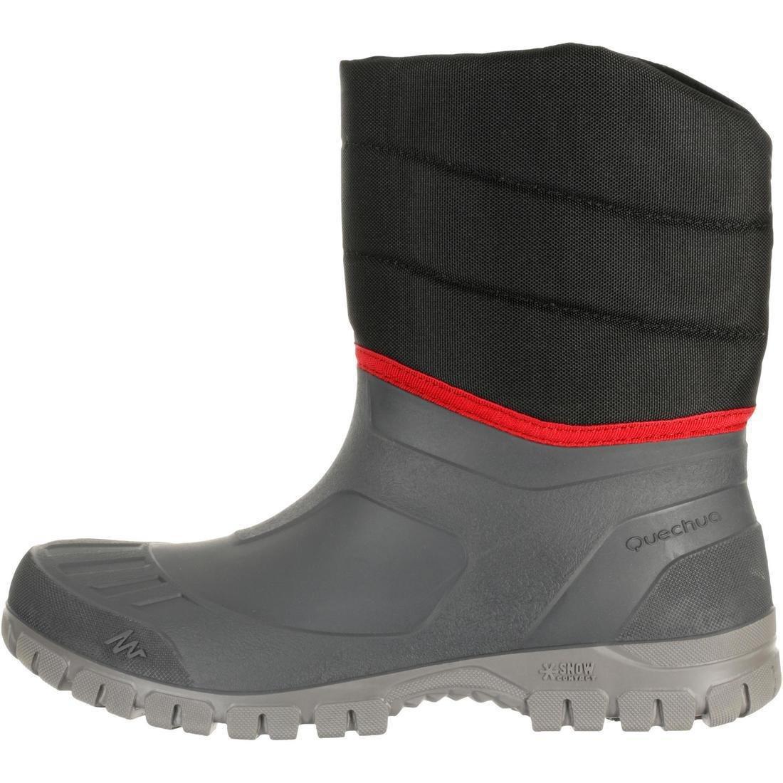 Warm Waterproof Hiking Boots - Sh100 X-Warm, Carbon Grey, , large image number 2