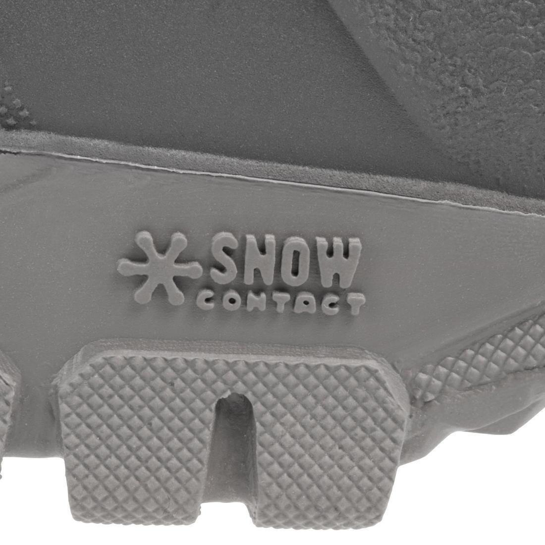 Warm Waterproof Hiking Boots - Sh100 X-Warm, Carbon Grey, , large image number 6