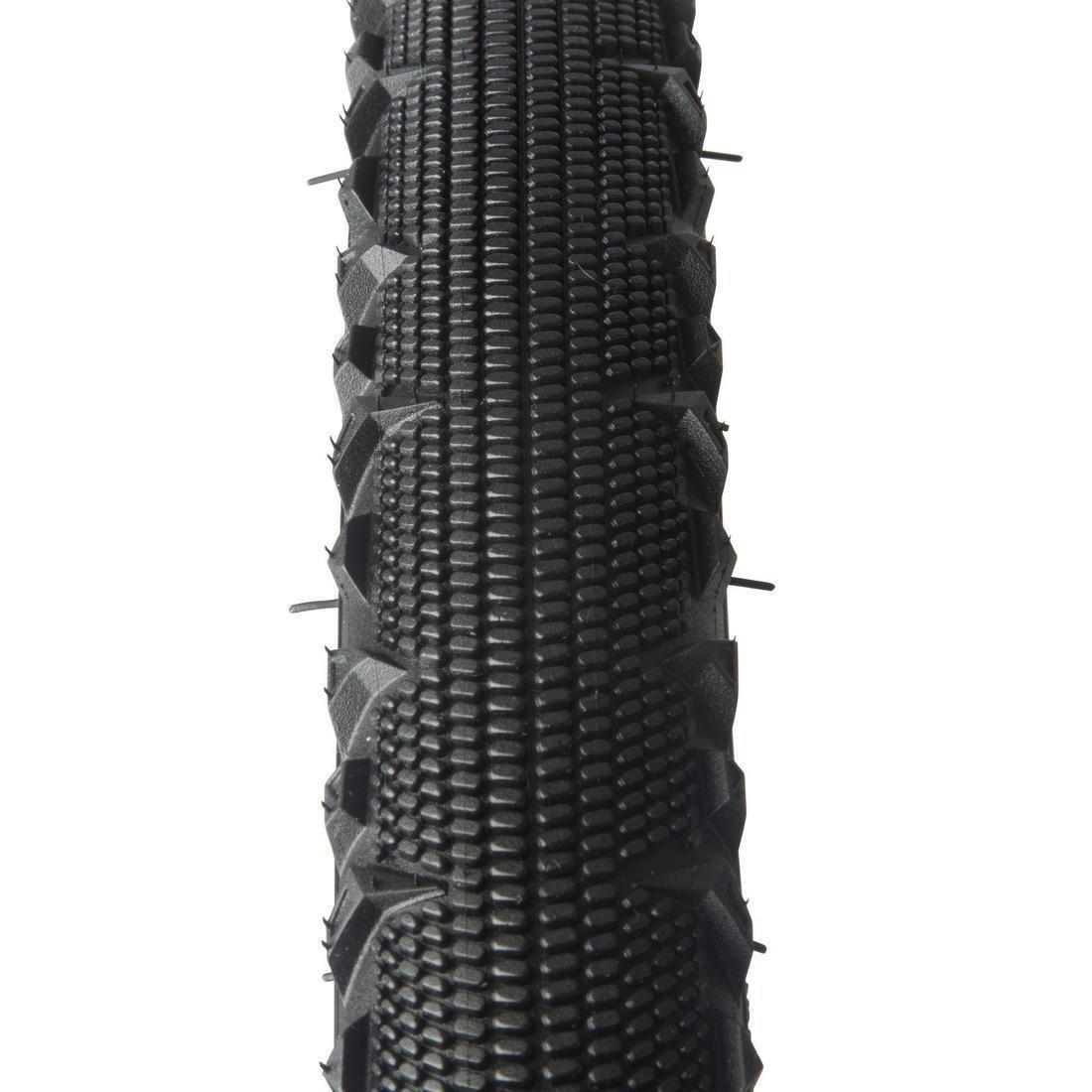 Dry Hybrid Bike Tyre, Black, No Color, medium