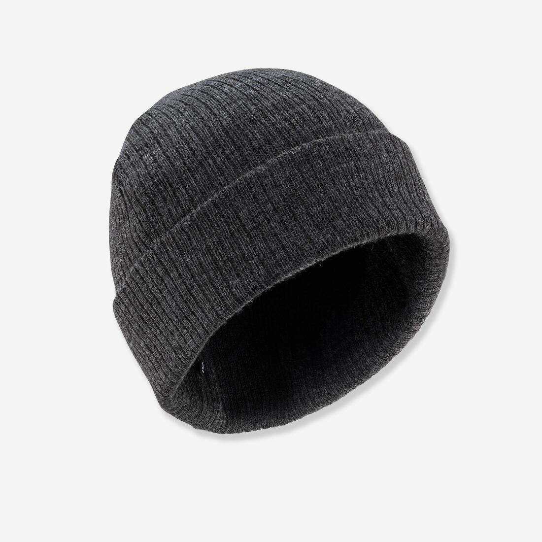 Adult Fisherman Ski Hat, Grey, No Color, large image number 2