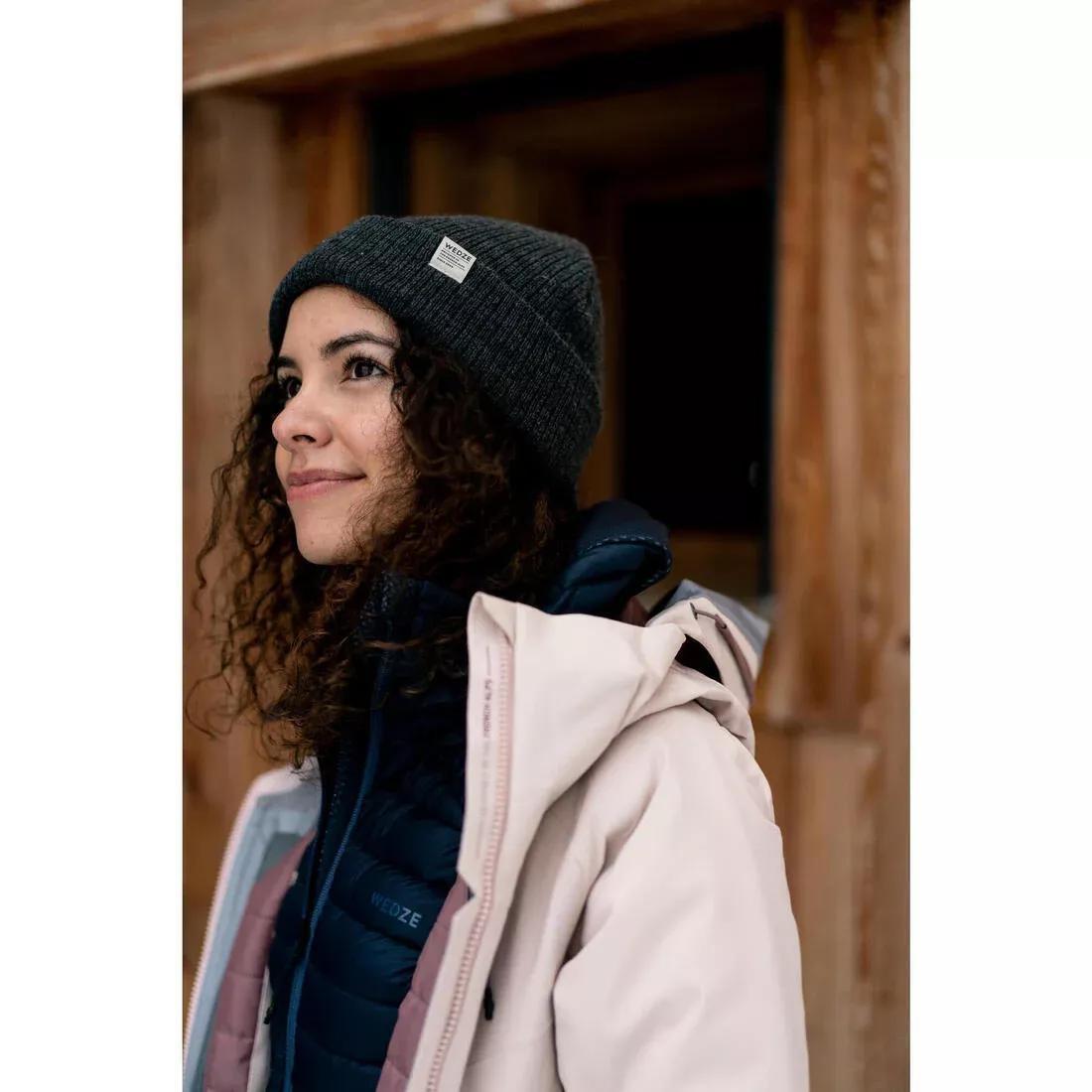 Adult Fisherman Ski Hat, Grey, No Color, medium