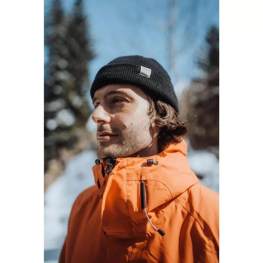 Adult Fisherman Ski Hat, Grey, No Color, medium