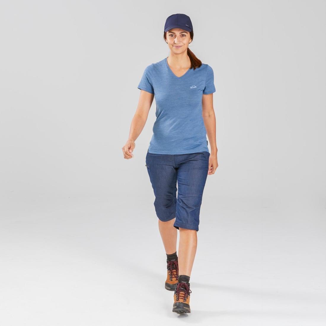 Women's Travel Trousers, Navy, No Color, large image number 3