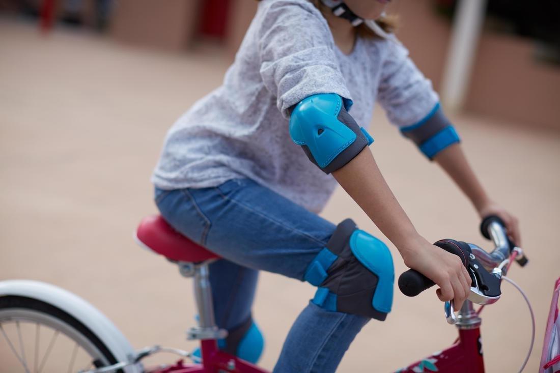 Kids' Elbow and Knee Pads for Cycling, Pink, No Color, large image number 13