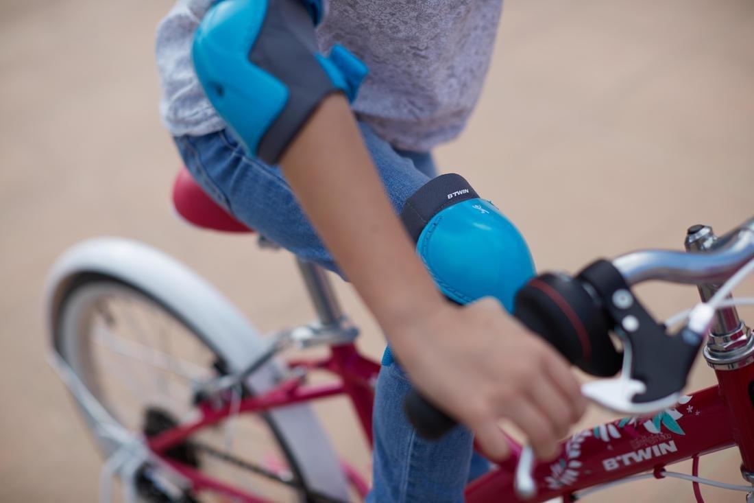 Kids' Elbow and Knee Pads for Cycling, Pink, No Color, large image number 14